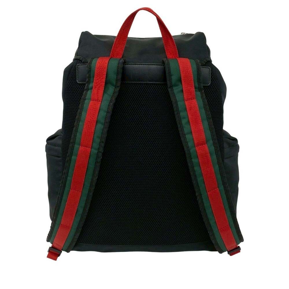 GUCCI Black Leather Backpack - Picture 3 of 10
